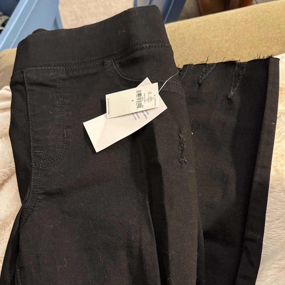 Old Navy Black Distressed Women Jeans